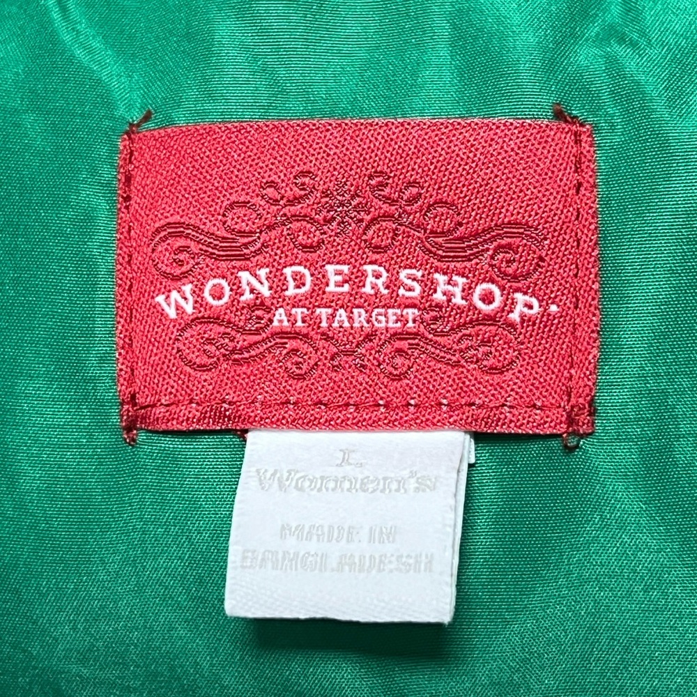 Green Puffer Vest Women’s Size L - Picture 3 of 3